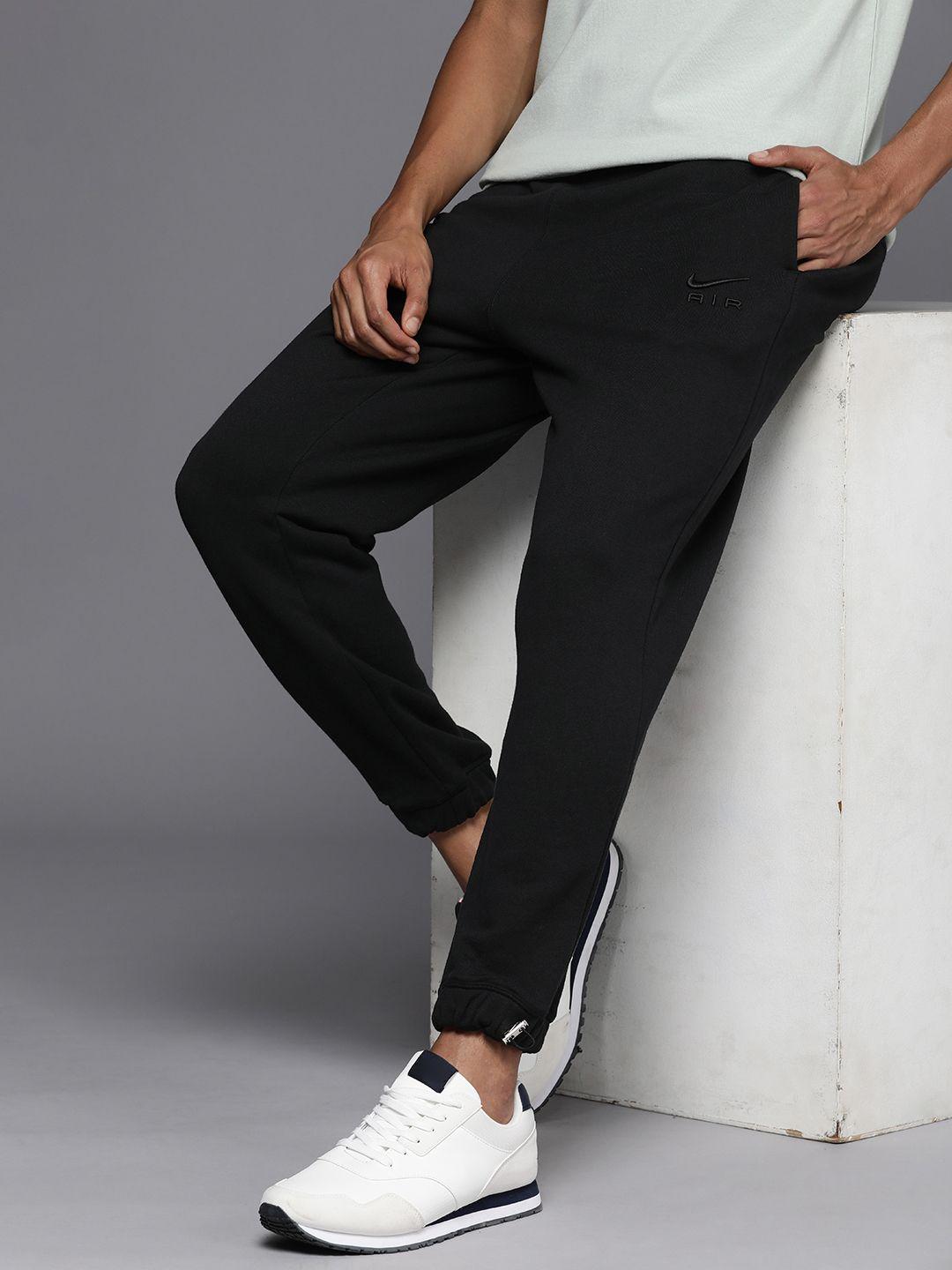 nike men as nsw air ft pure cotton joggers with drawstring closure