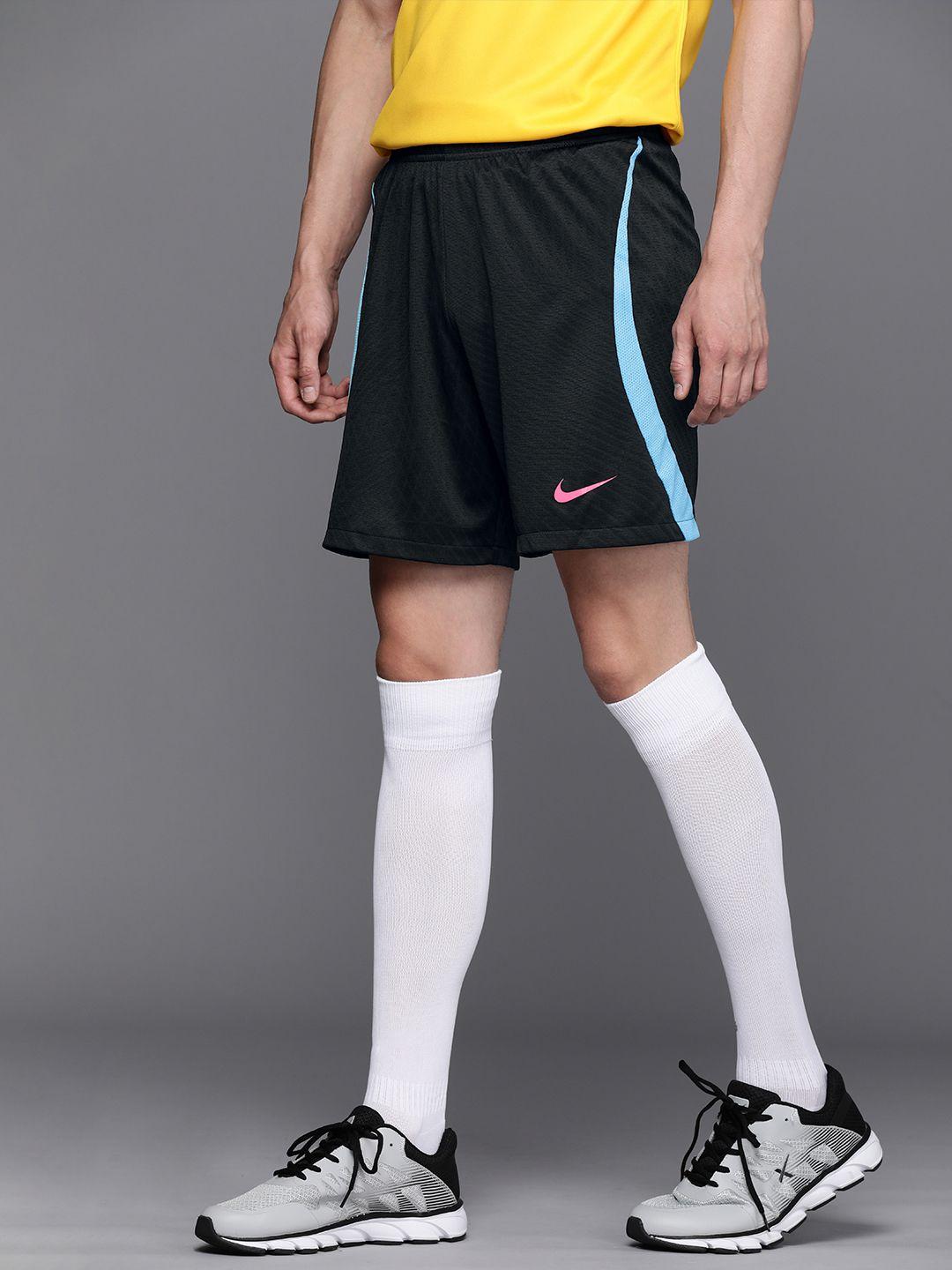 nike men dri-fit slim fit michael jordan basketball striped mid rise sports shorts