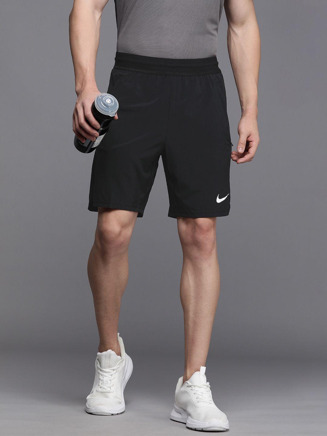 nike men mid-rise dri-fit flex vent mx 8in training or gym sports shorts