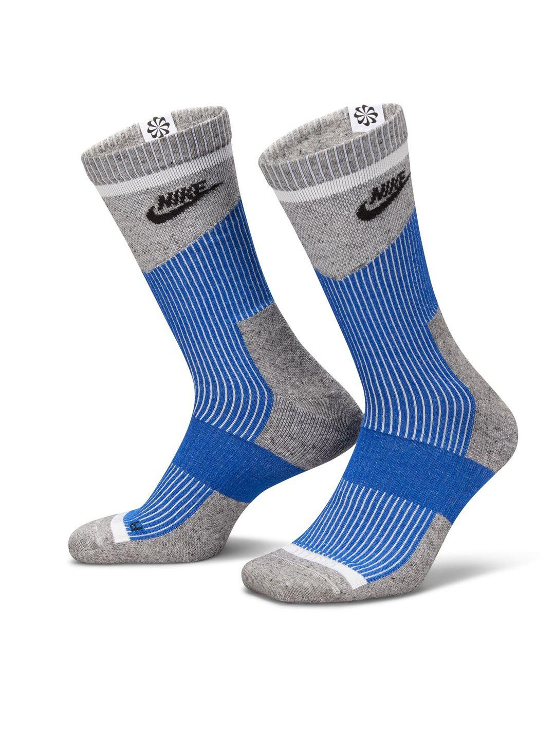 nike men patterned everyday cushioned crew socks