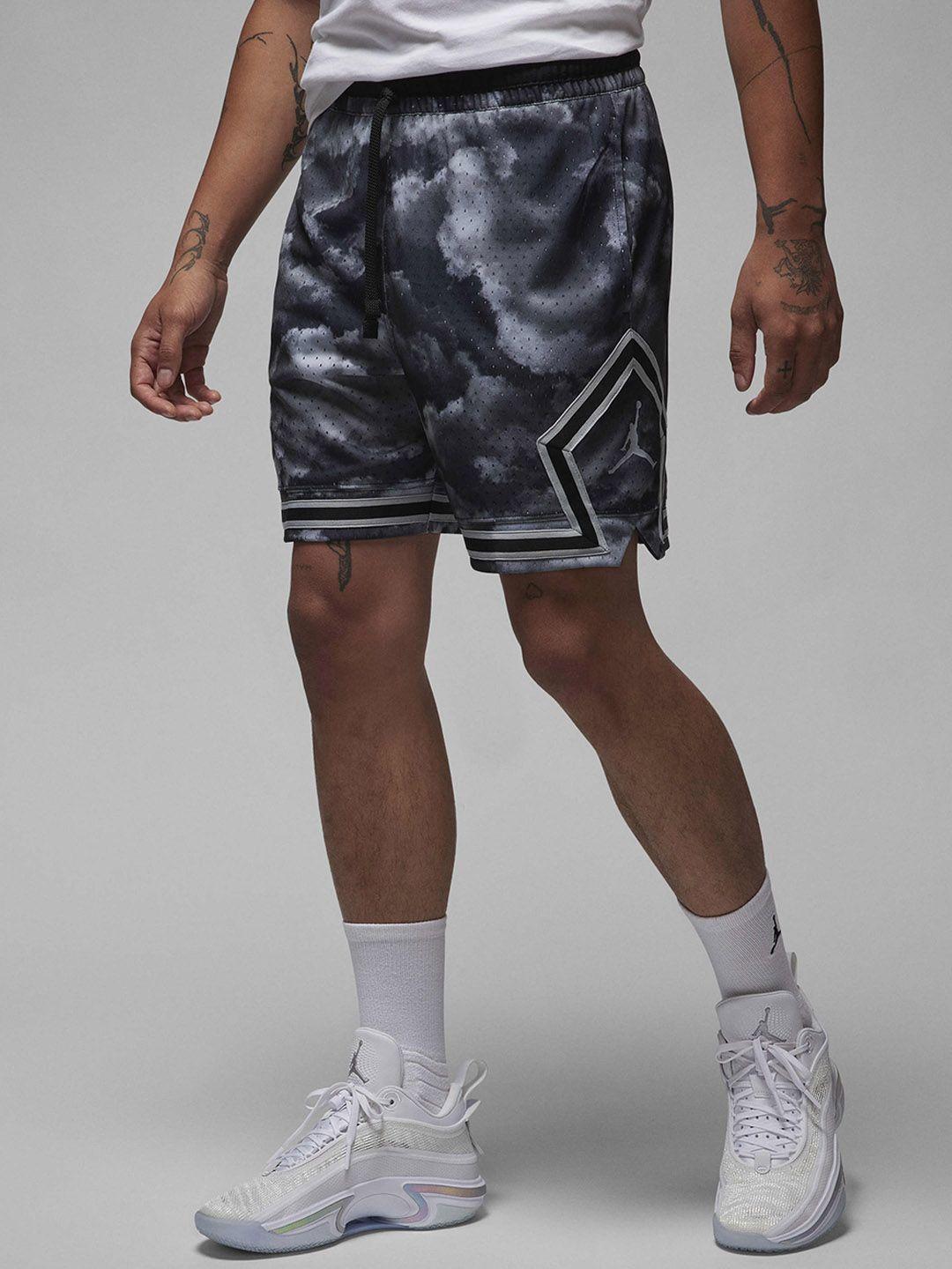 nike men printed jordan dri-fit diamond shorts