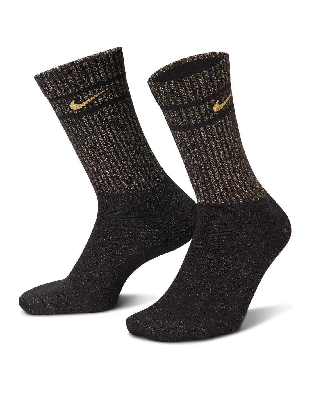 nike men striped crew-length socks