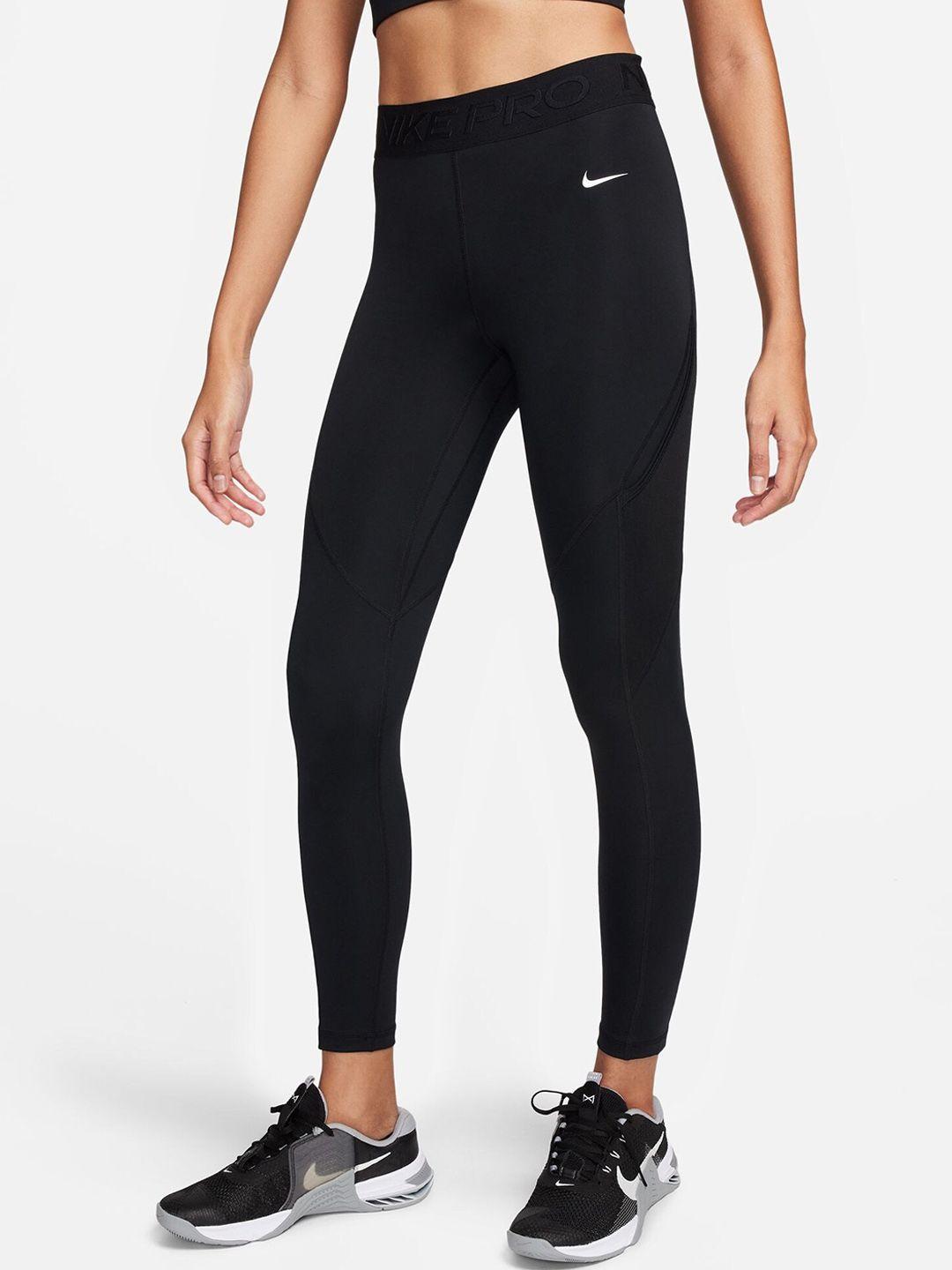 nike pro women mid-rise 7/8 ankle-length tights with pockets