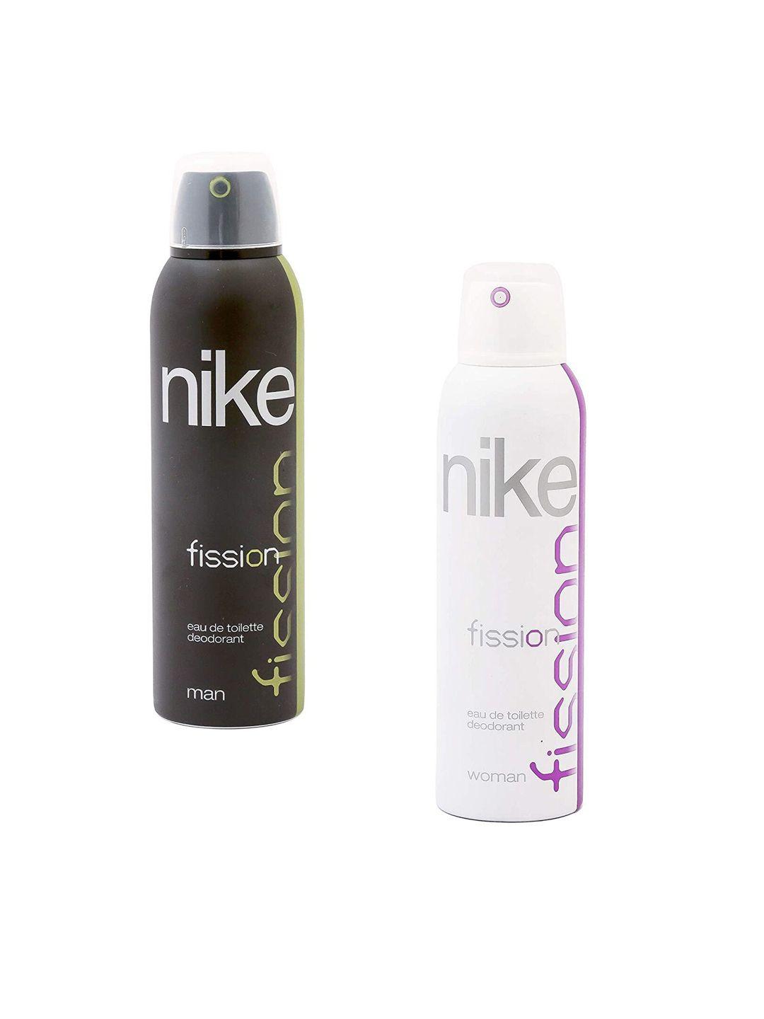 nike set of 2 fission eau de toilette deodorant - 200ml each