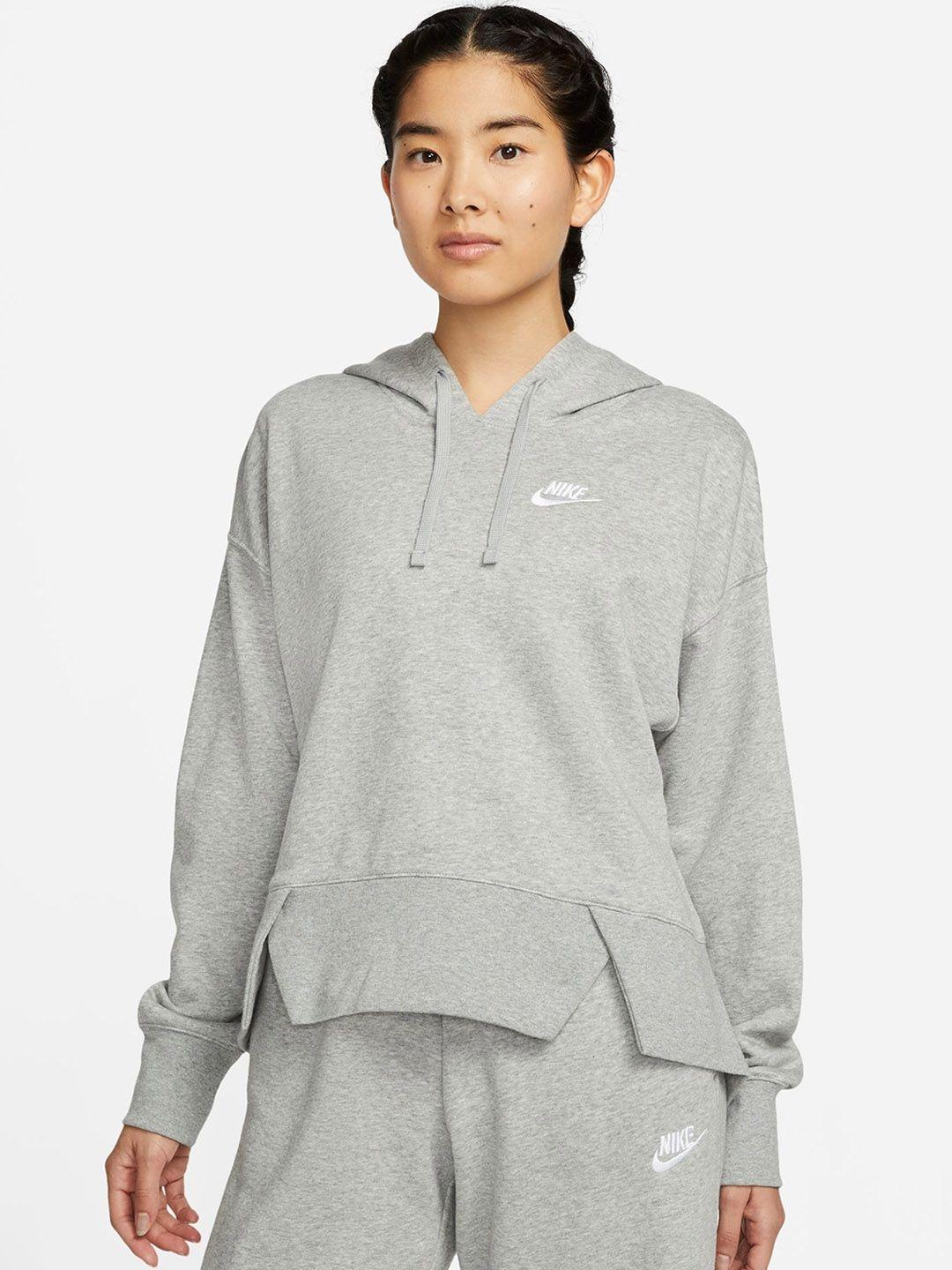 nike sportswear club oversized fleece hoodie jackets