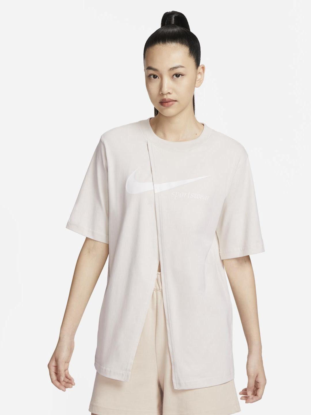 nike sportswear collection oversized slit short-sleeve t-shirt