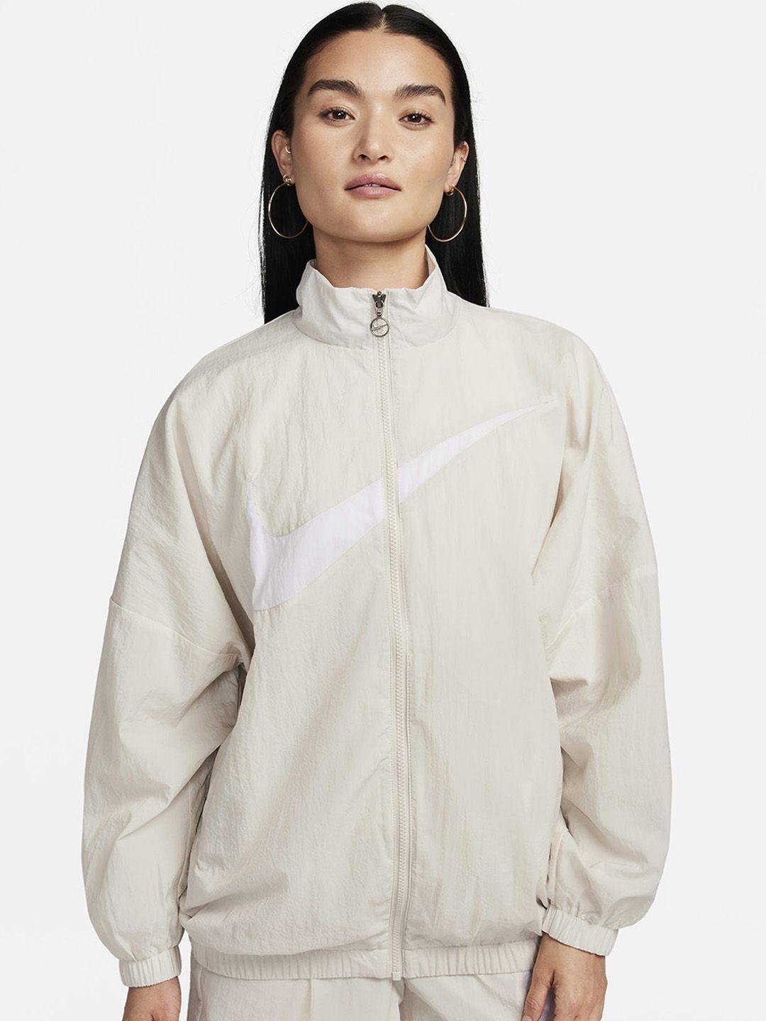 nike sportswear essential woven mock collar sporty jacket