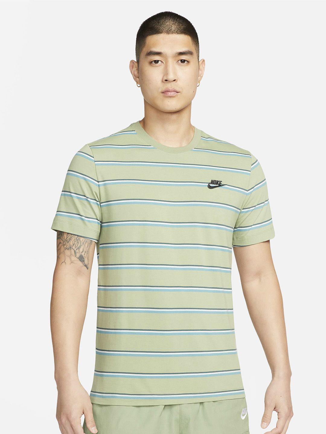 nike sportswear men striped cotton t-shirt