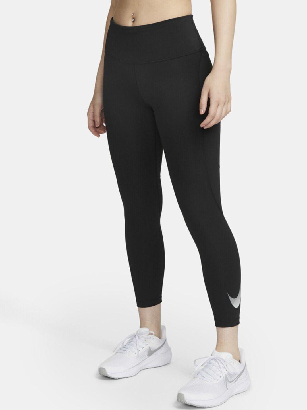 nike women fast mid-rise 7/8 running tights with pockets