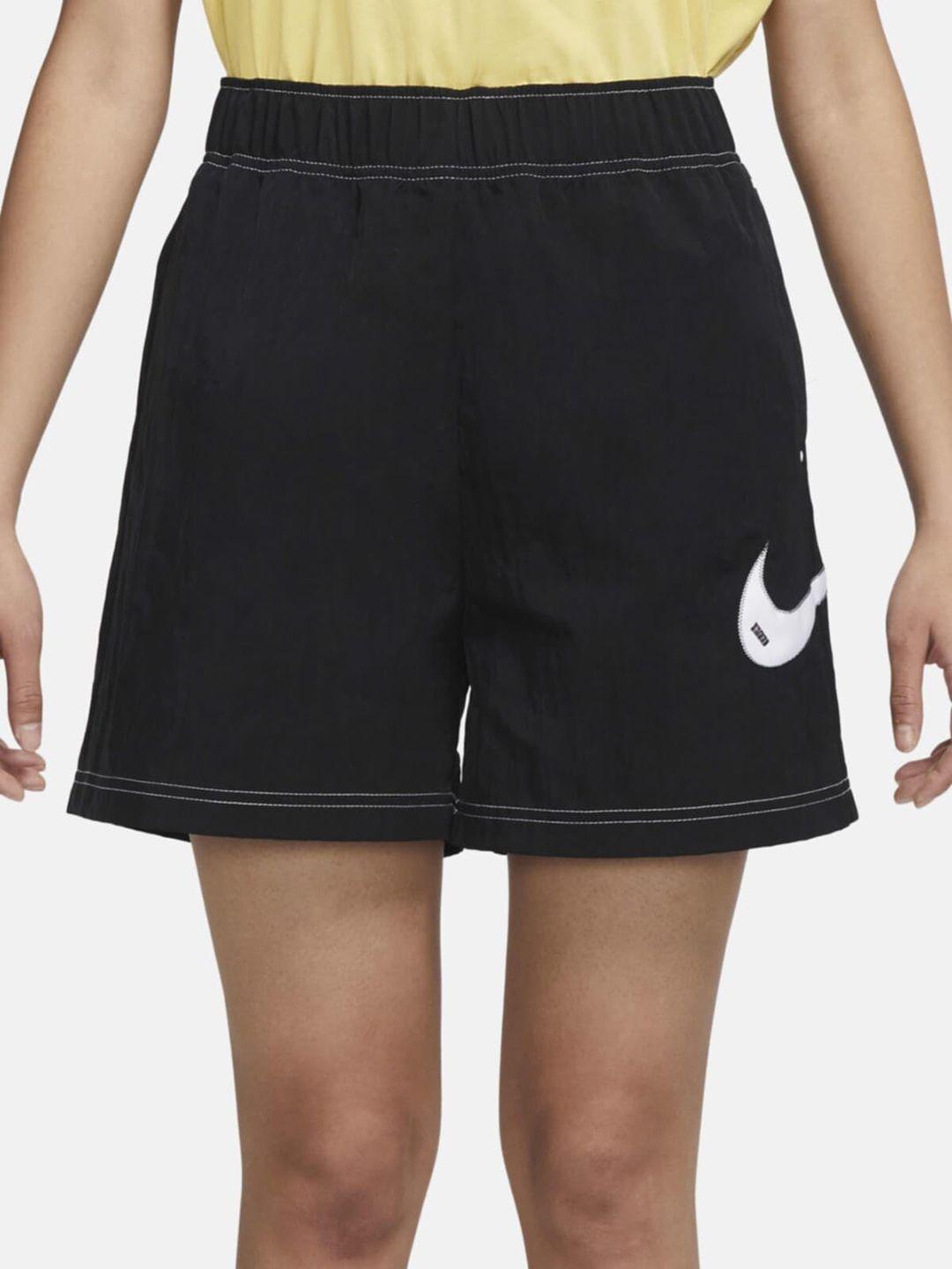 nike women sportswear swoosh high-rise shorts