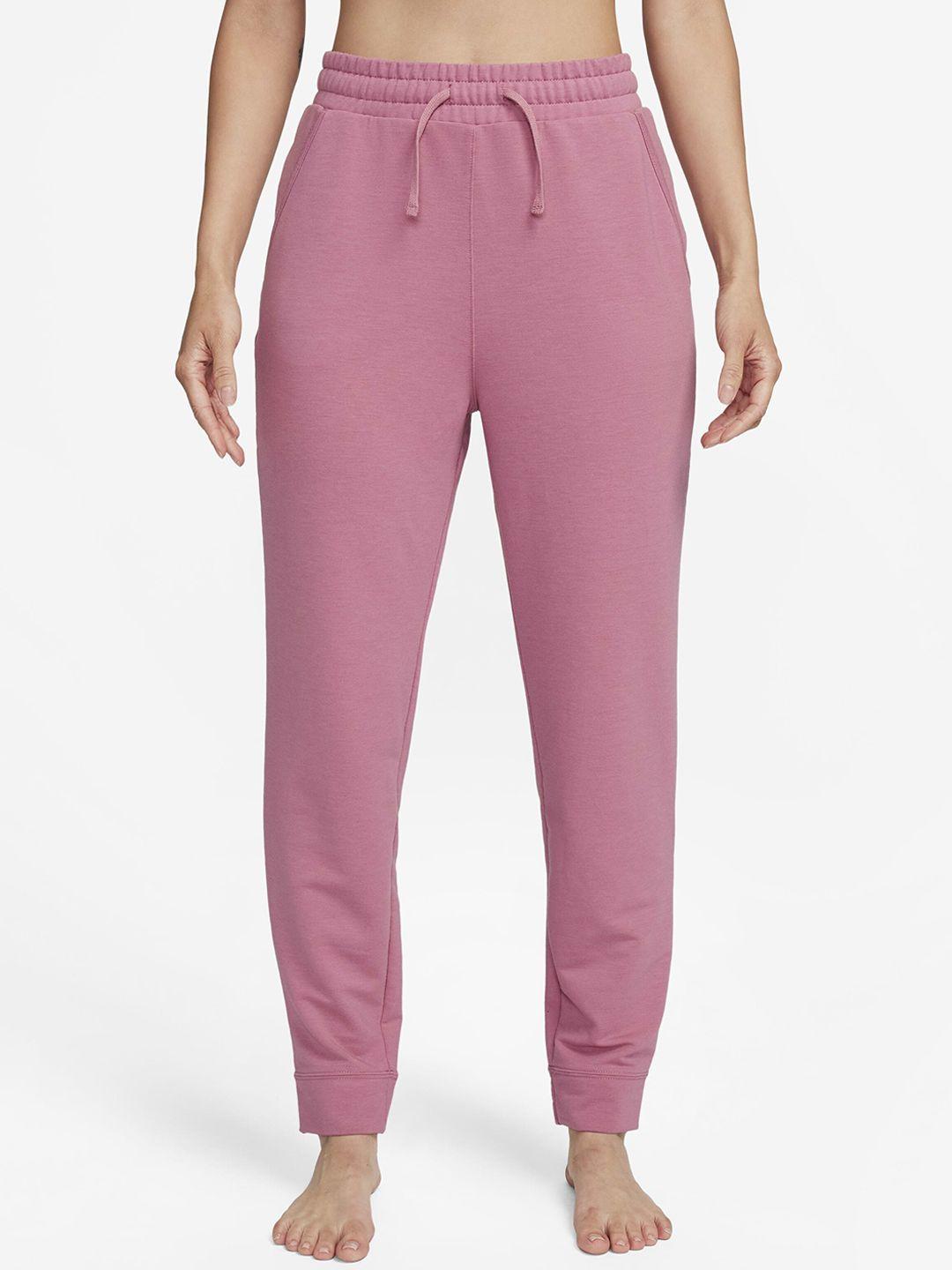 nike women yoga dri-fit joggers