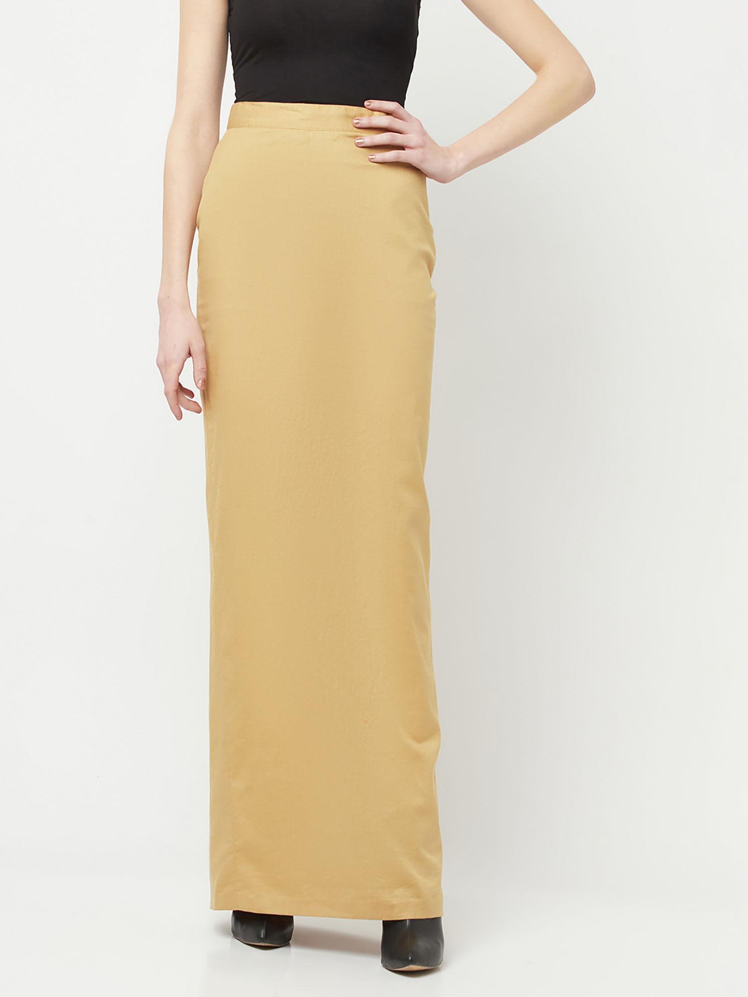 nikhil thampi beige maxi skirt