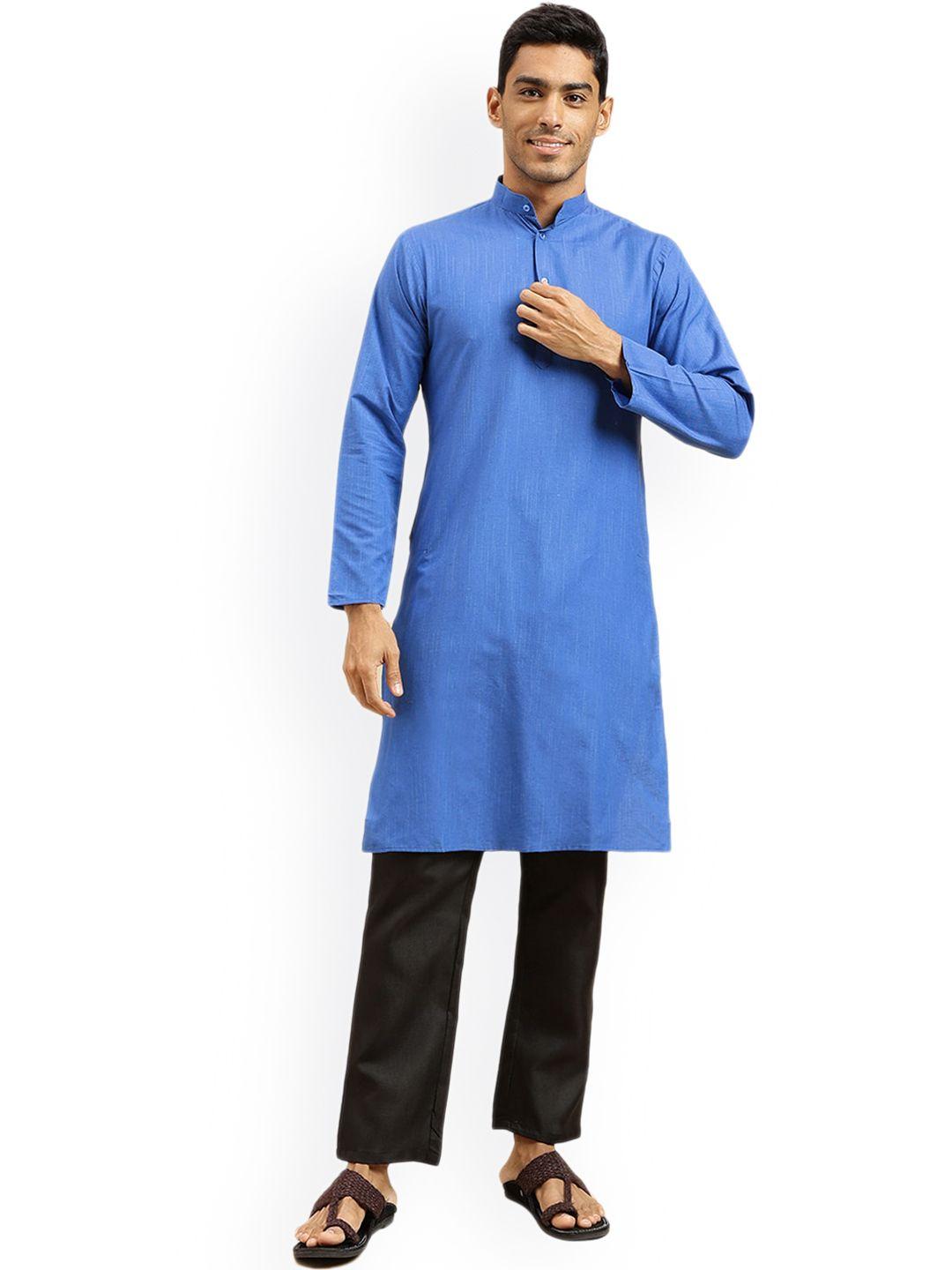 nimayaa band collar straight pure cotton kurta