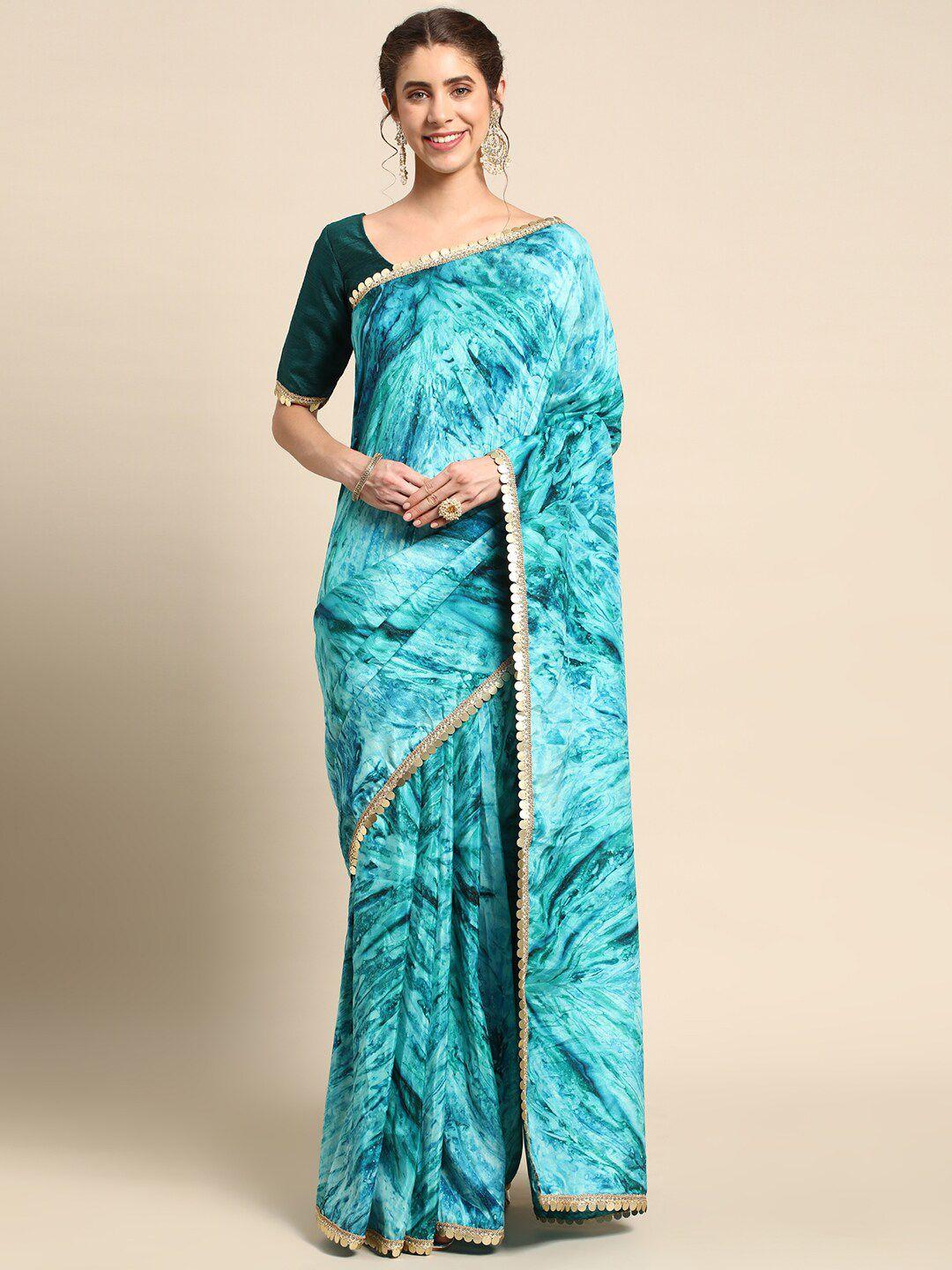 nimayaa tie and dye sequinned satin saree