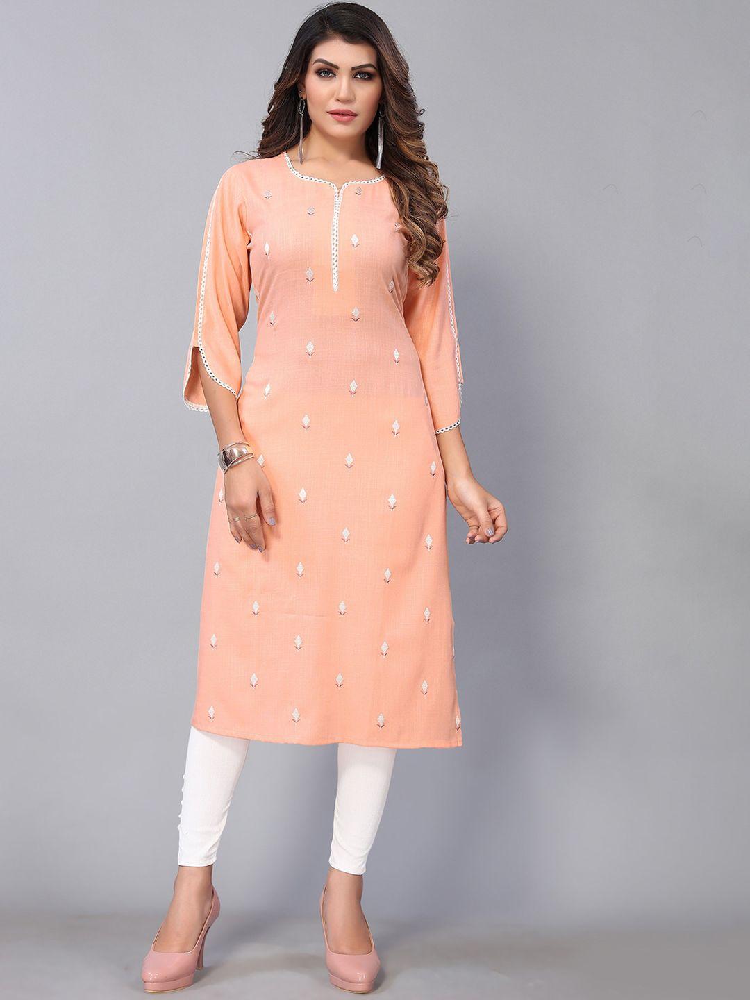 nimayaa women ethnic motifs printed cotton kurta