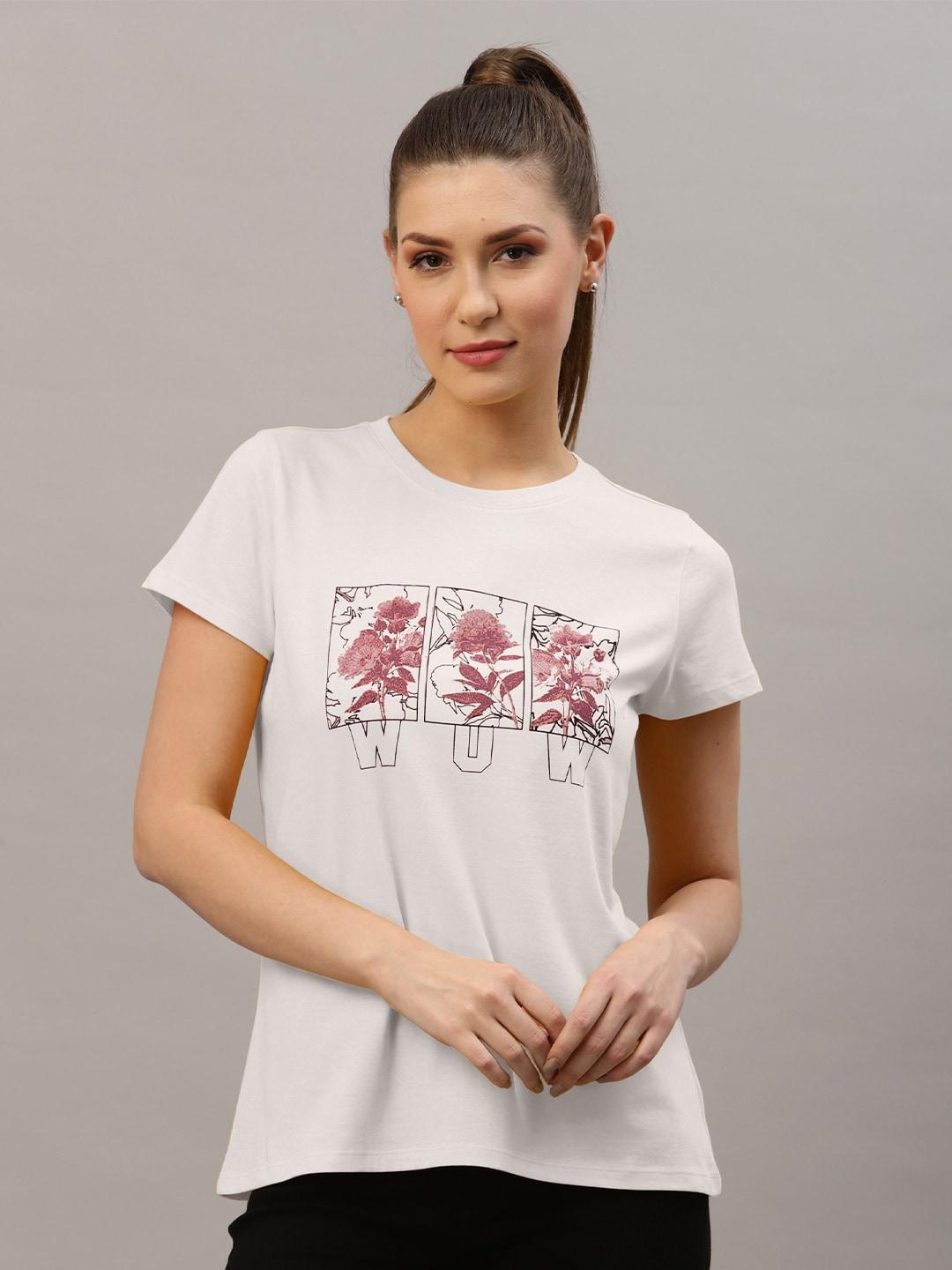 nimble graphic printed cotton t-shirt