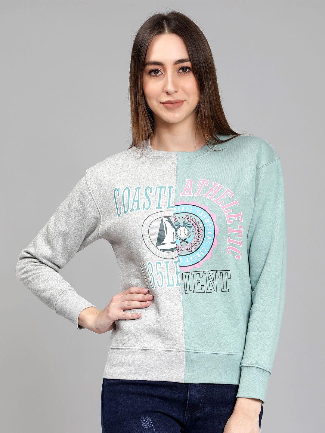 nimble colourblocked cotton sweatshirt