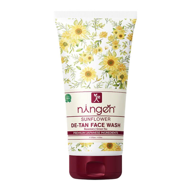 ningen sunflower de-tan face wash