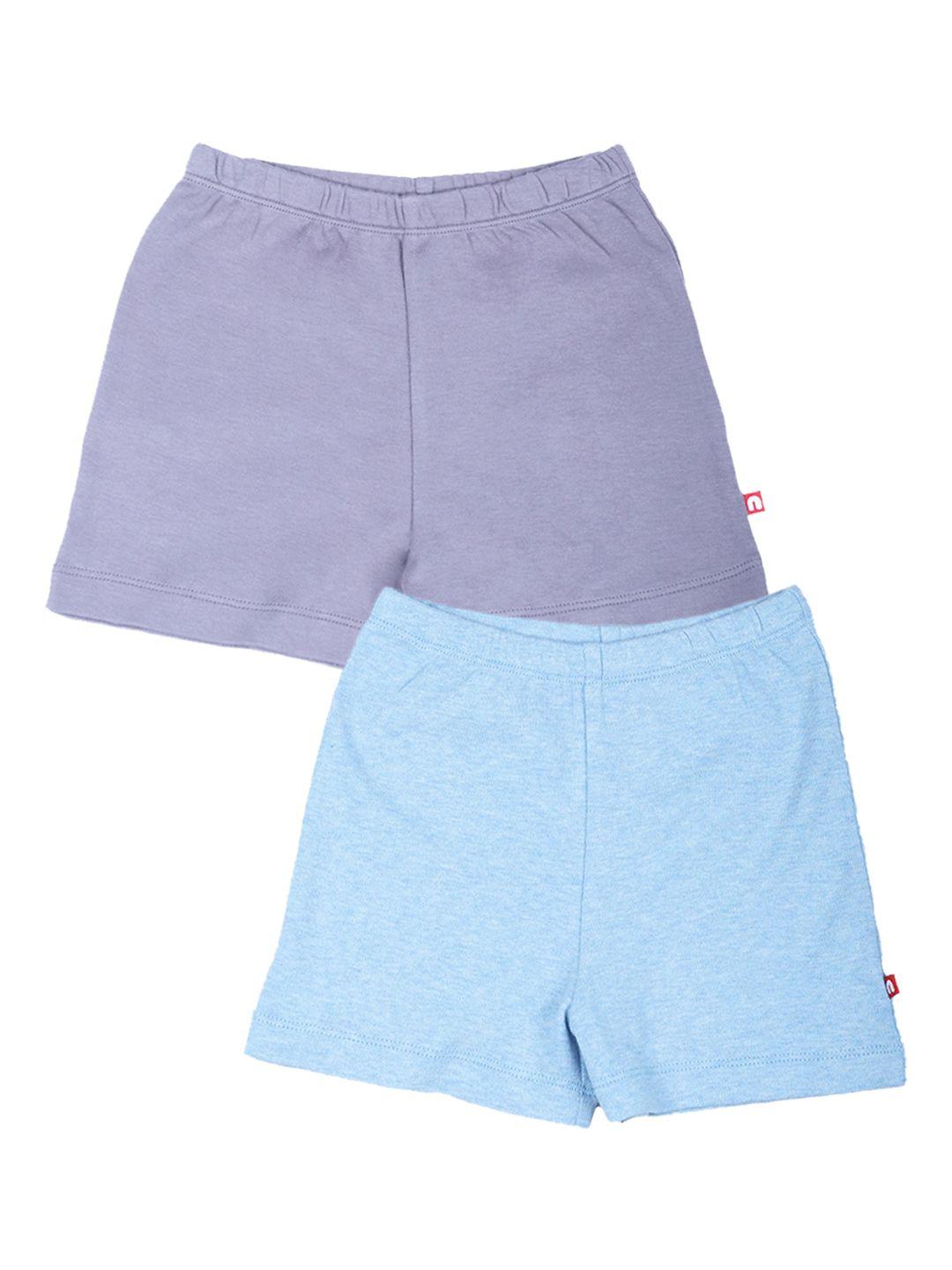 nino bambino boys pack of 2 organic cotton shorts