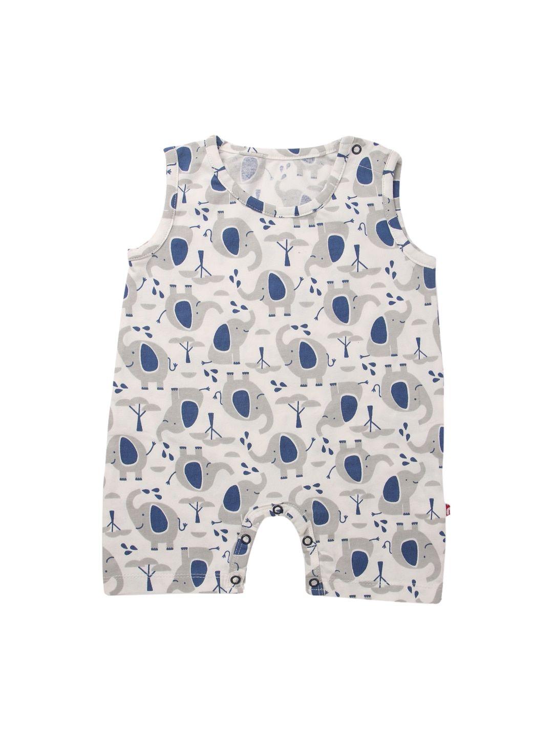 nino-bambino-infant-girls-off-white-&-blue-printed-organic-cotton-sustainable-romper