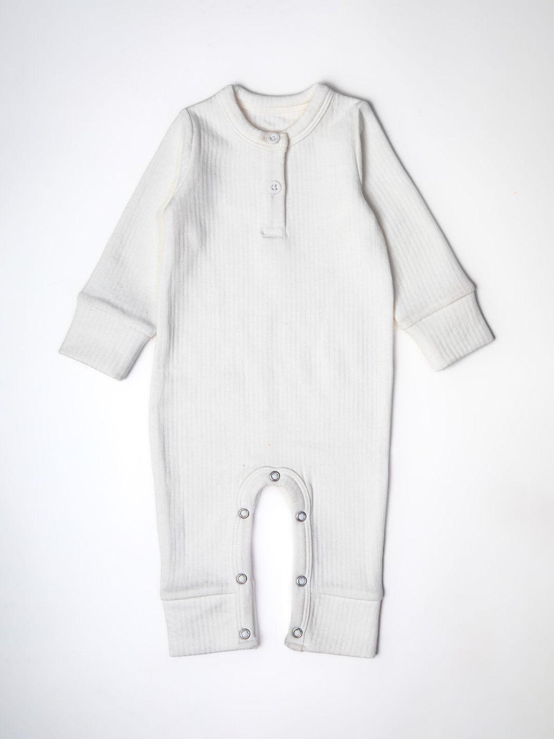 nino bambino infant kids white solid rompers