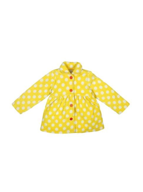 nino bambino kids yellow printed waist coat