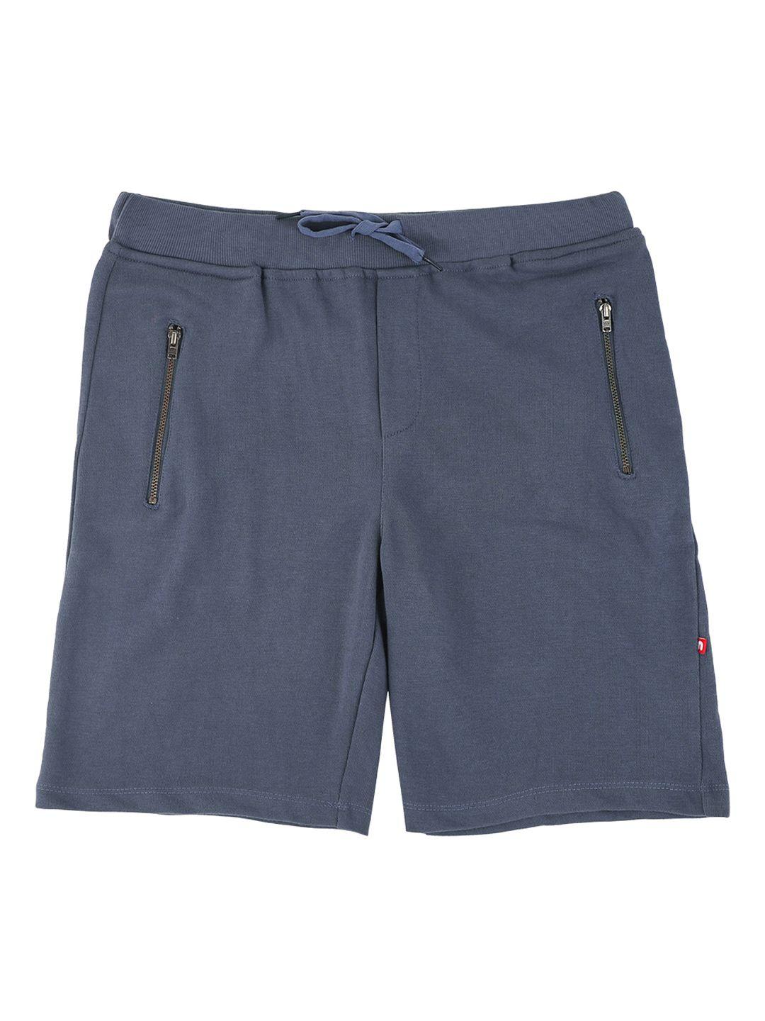 nino bambino boys pure cotton mid-rise shorts