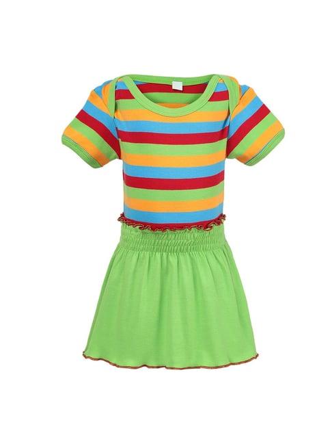 nino bambino kids multi striped dress