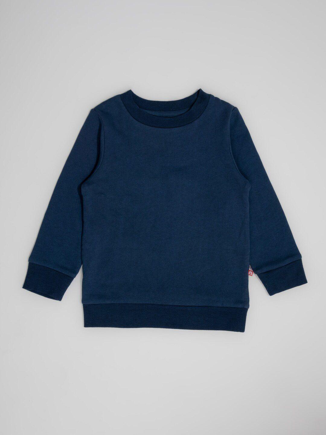 nino bambino kids solid pure cotton sweatshirt