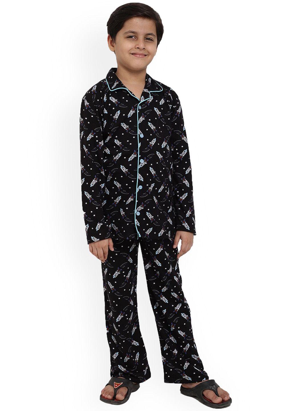 ninos dreams boys conversational printed night suit