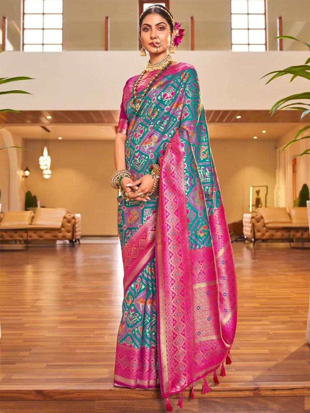 nirja fab ethnic motifs woven design zari art silk banarasi saree
