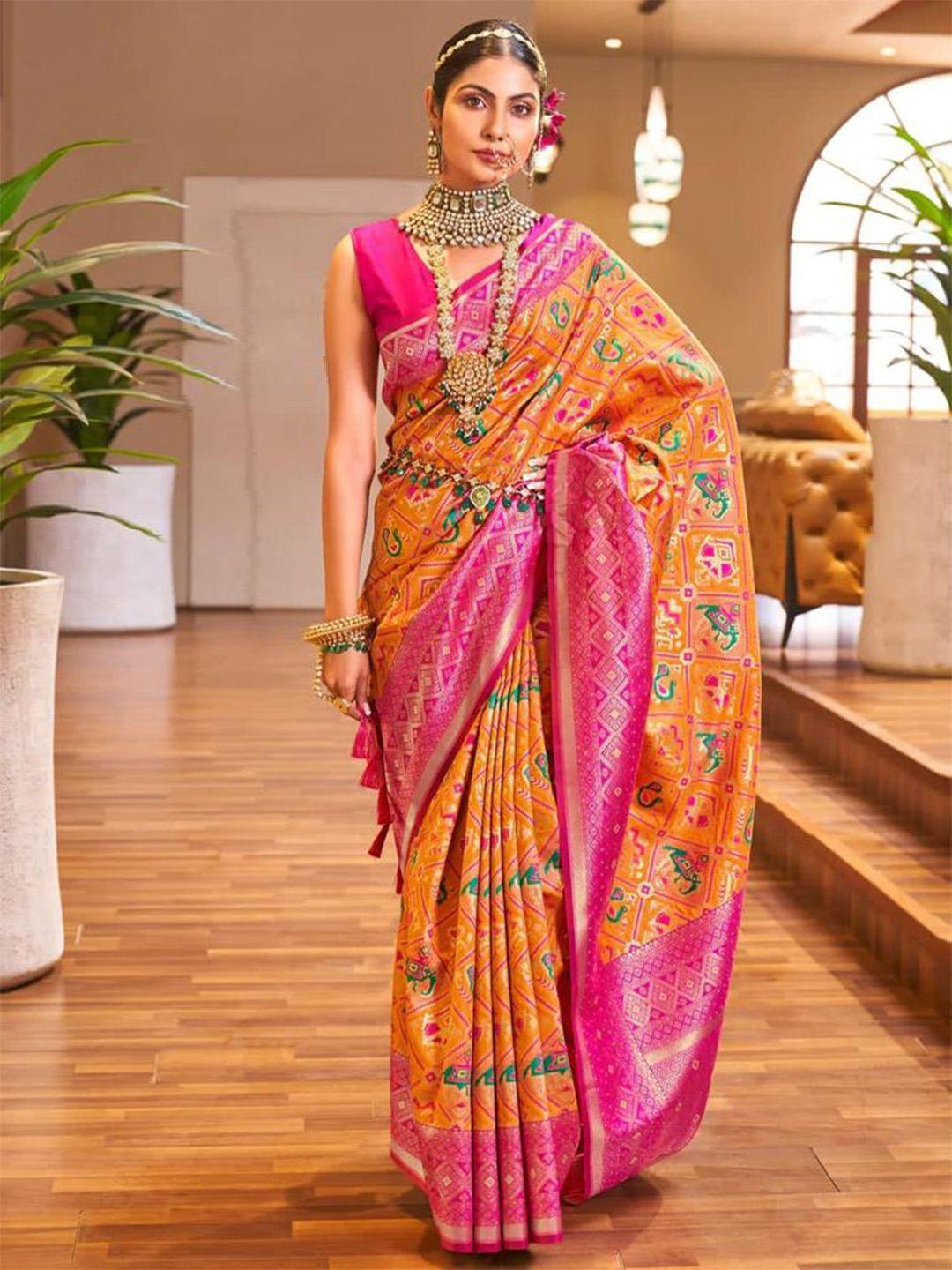 nirja fab ethnic motifs woven design zari art silk designer banarasi saree