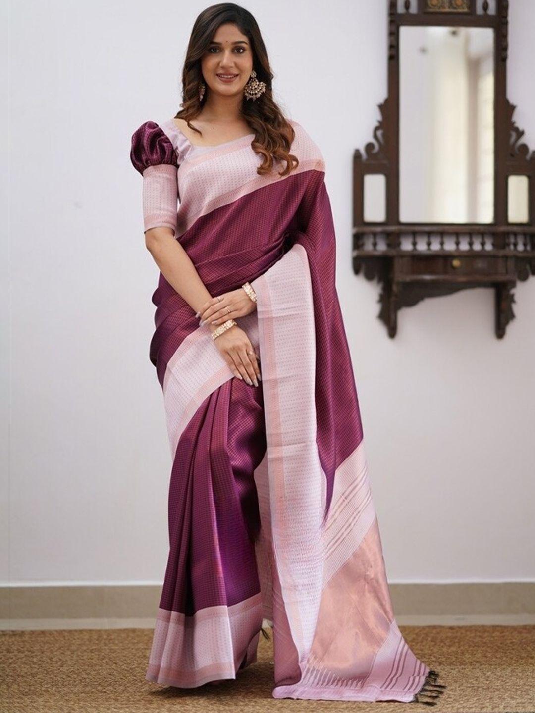 nirja fab woven design silk blend banarasi saree