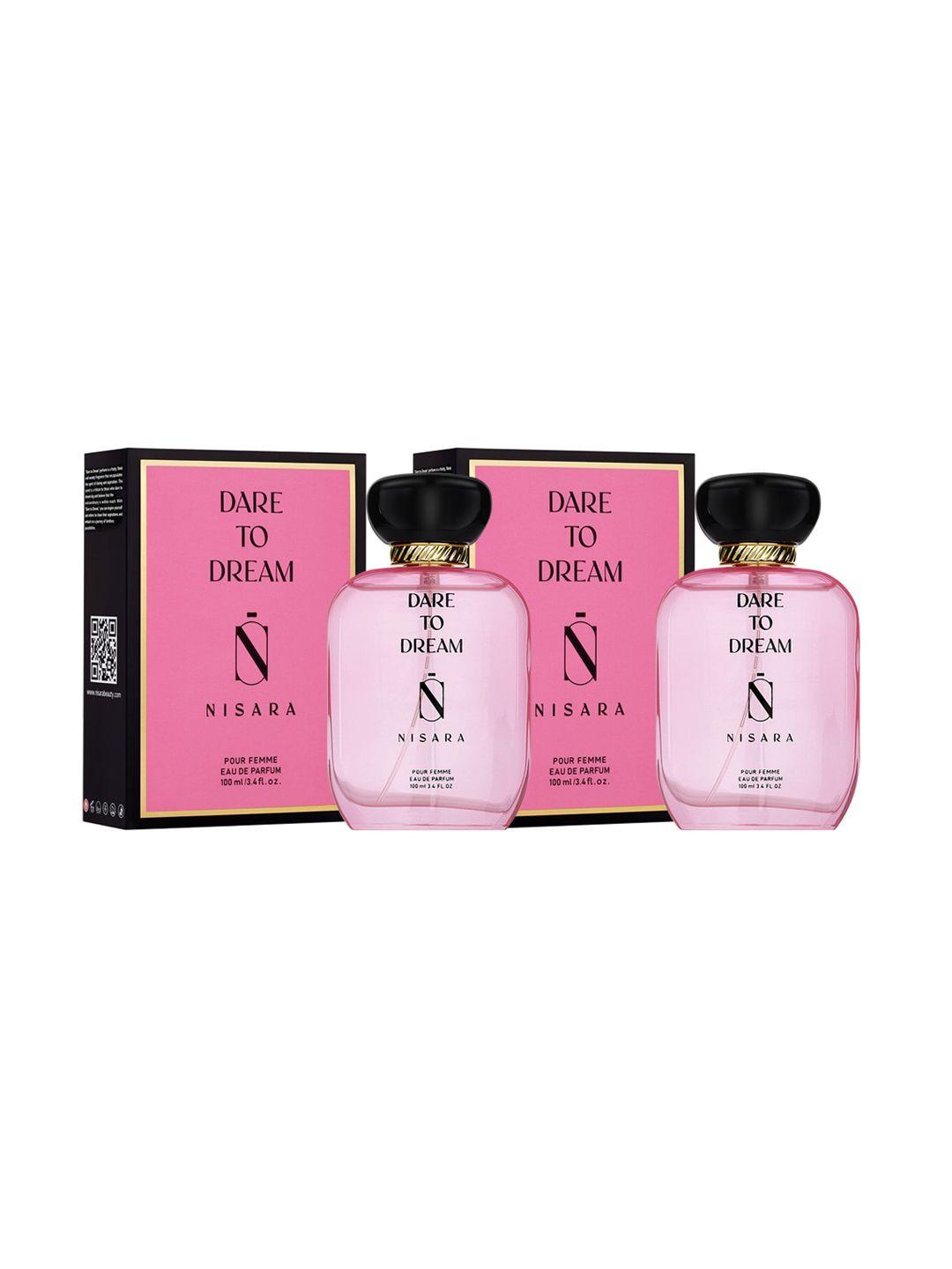 nisara set of 2 dare to dream fragrance eau de perfume - 100ml each