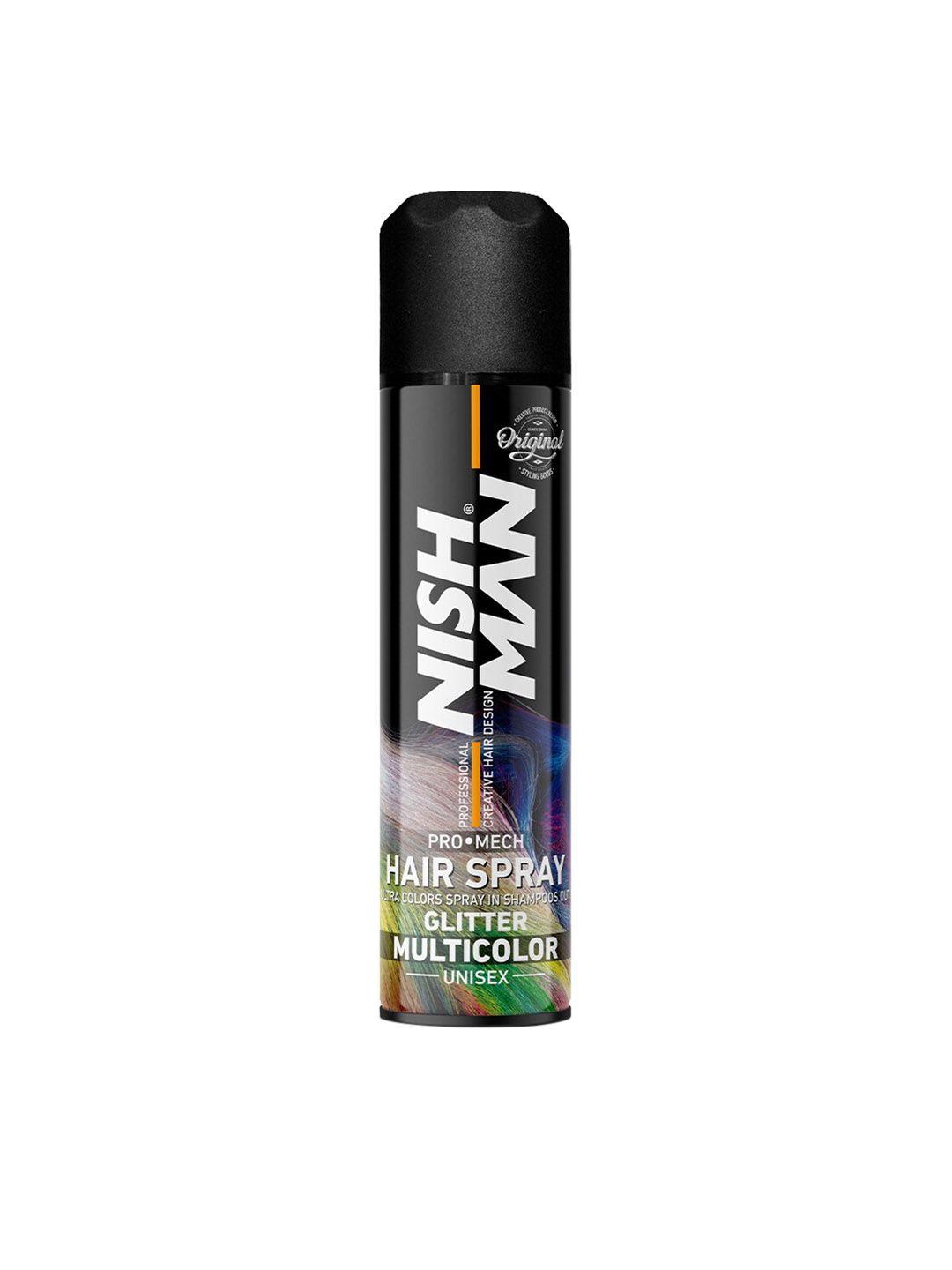 nishman pro-mech fashion temporary ultra hair color spray - 150 ml