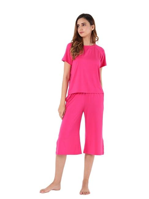 nite flite pink t-shirt with capris