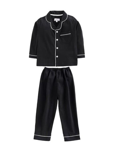 nite flite kids black ebony pyjama set