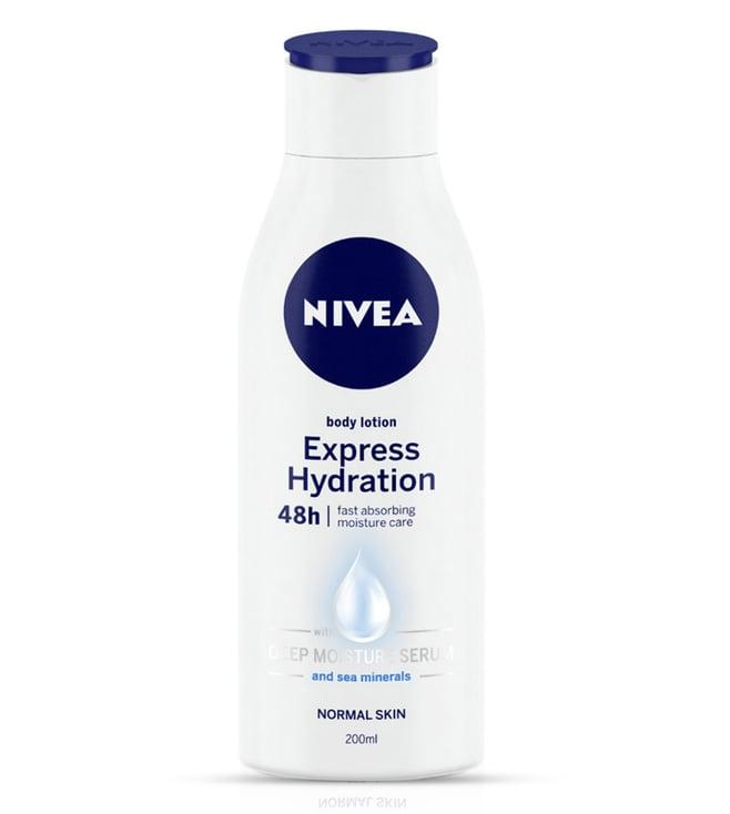 nivea express hydration body lotion for men & women - 200 ml