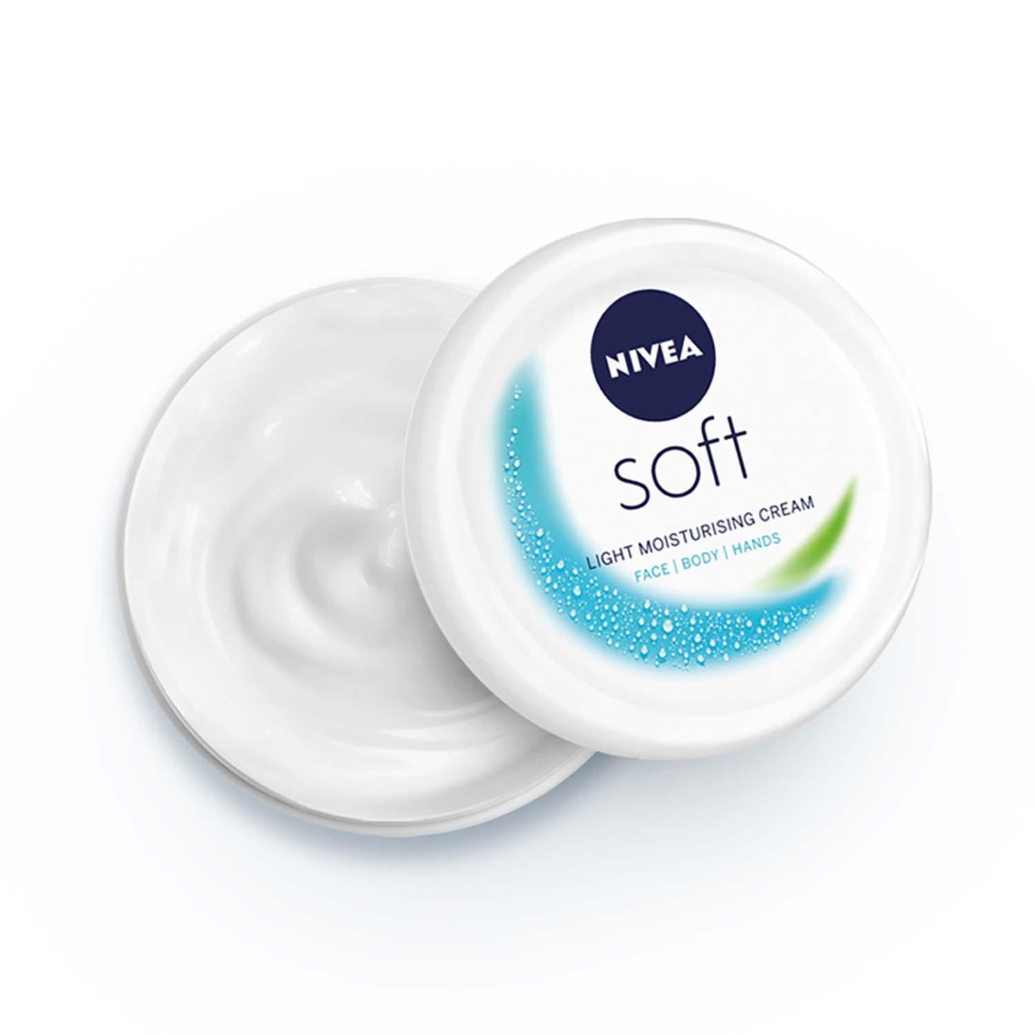 nivea soft light moisturizer cream (100ml)