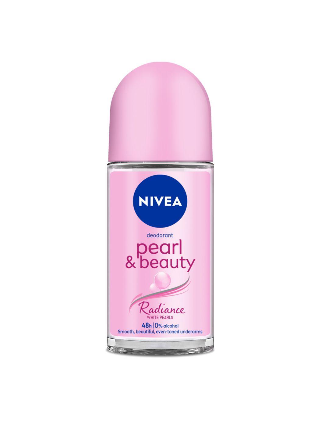 nivea women pearl & beauty radiance deodorant roll-on - 50ml
