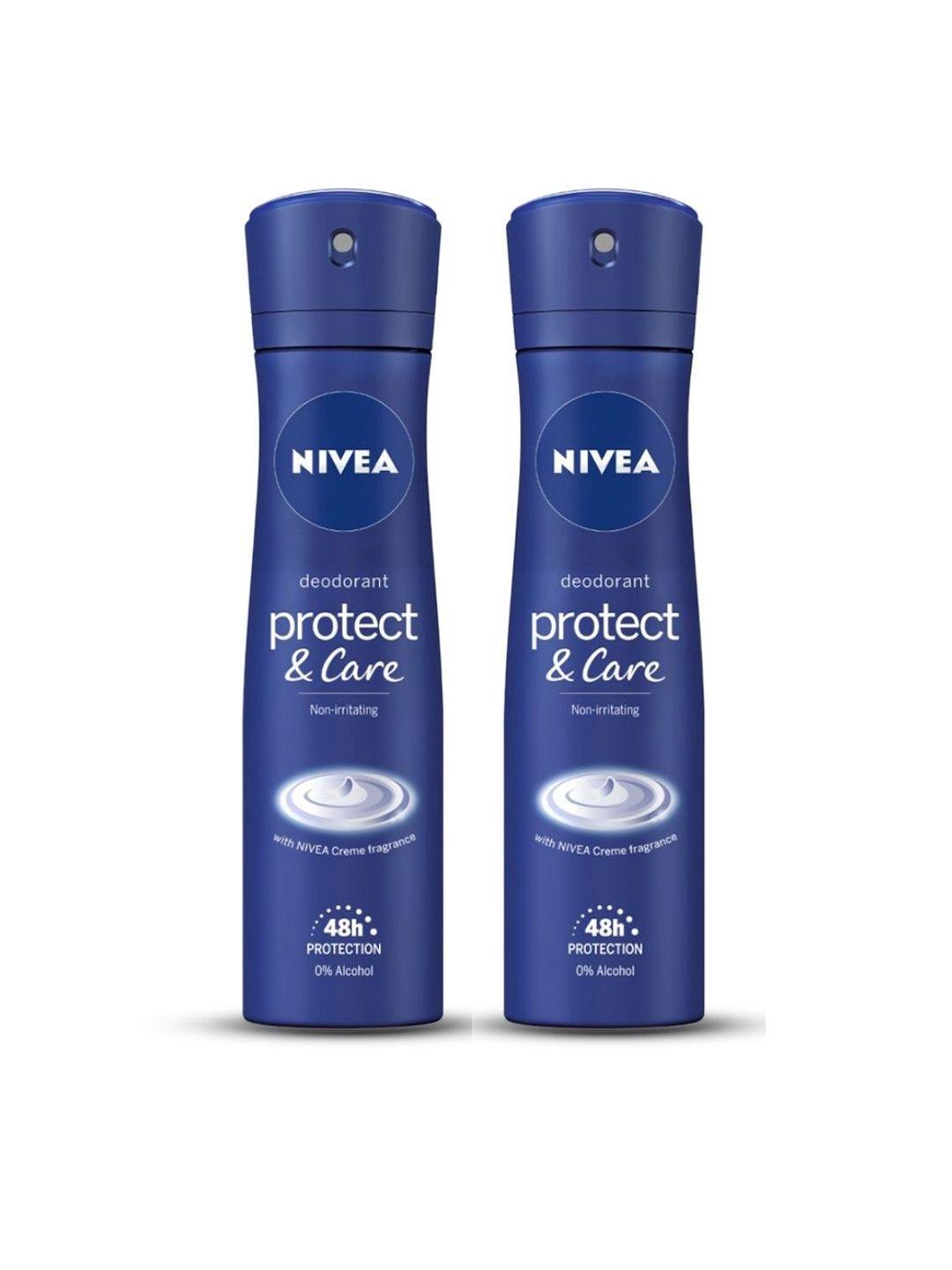 nivea women protect & care pack of 2 deodorants