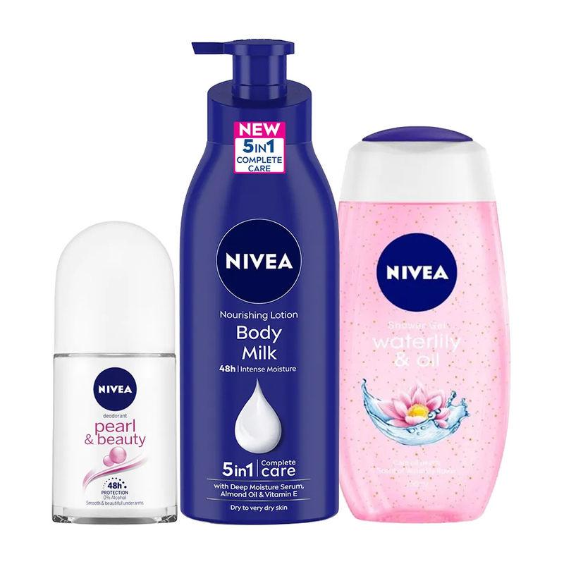 nivea bestselling bath and body combo