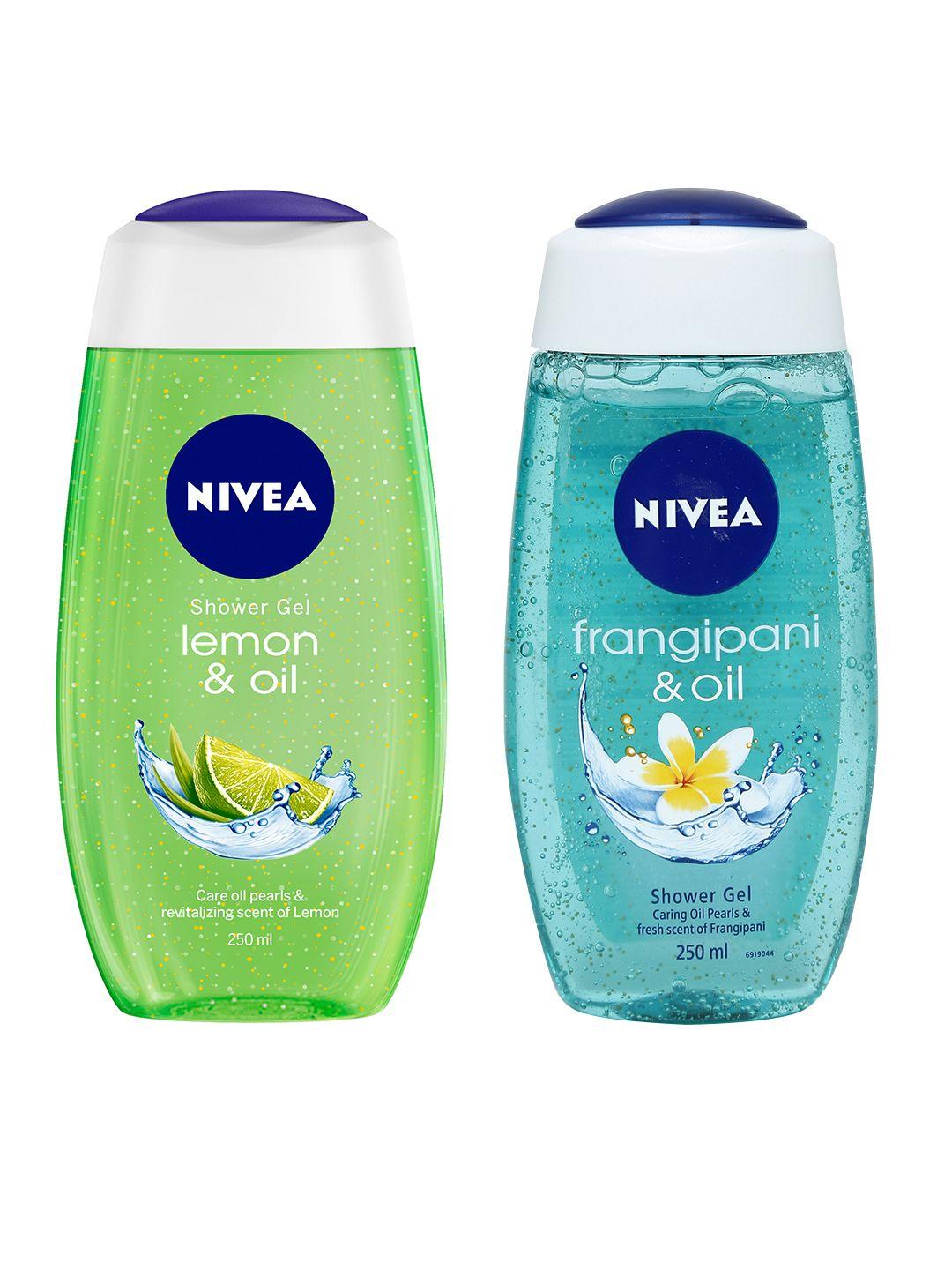 nivea set of 2 shower gels