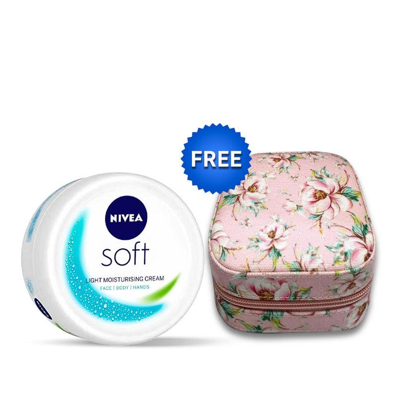 nivea soft light moisturizer x free jewellery box combo