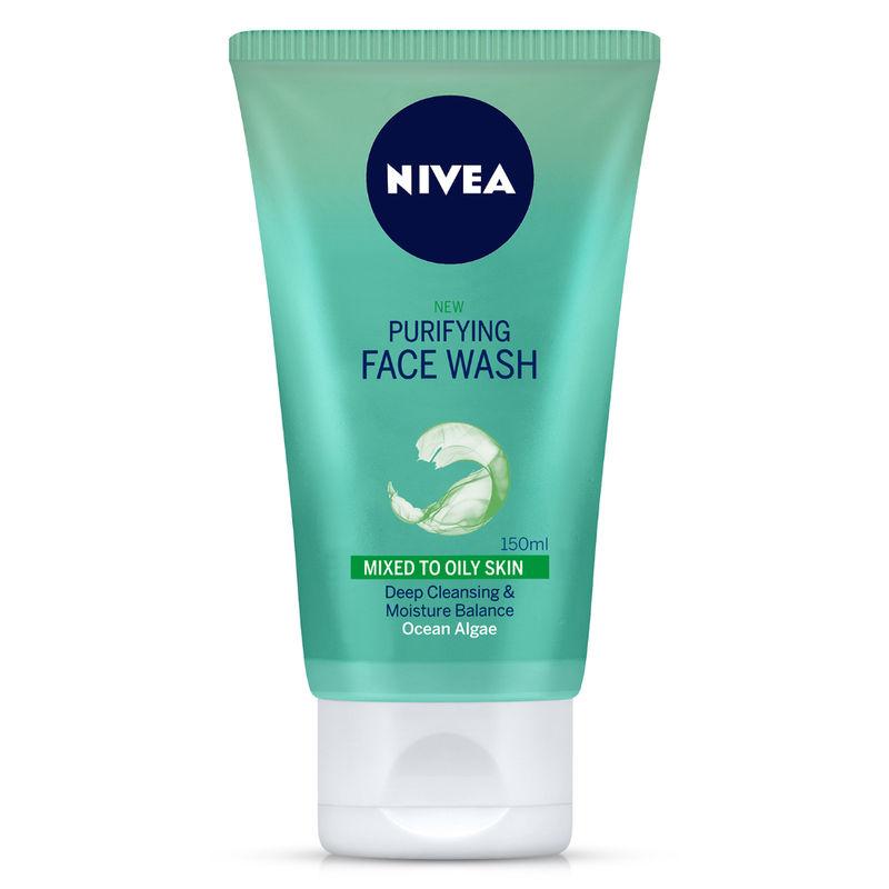 nivea women purifying face wash, for oily skin