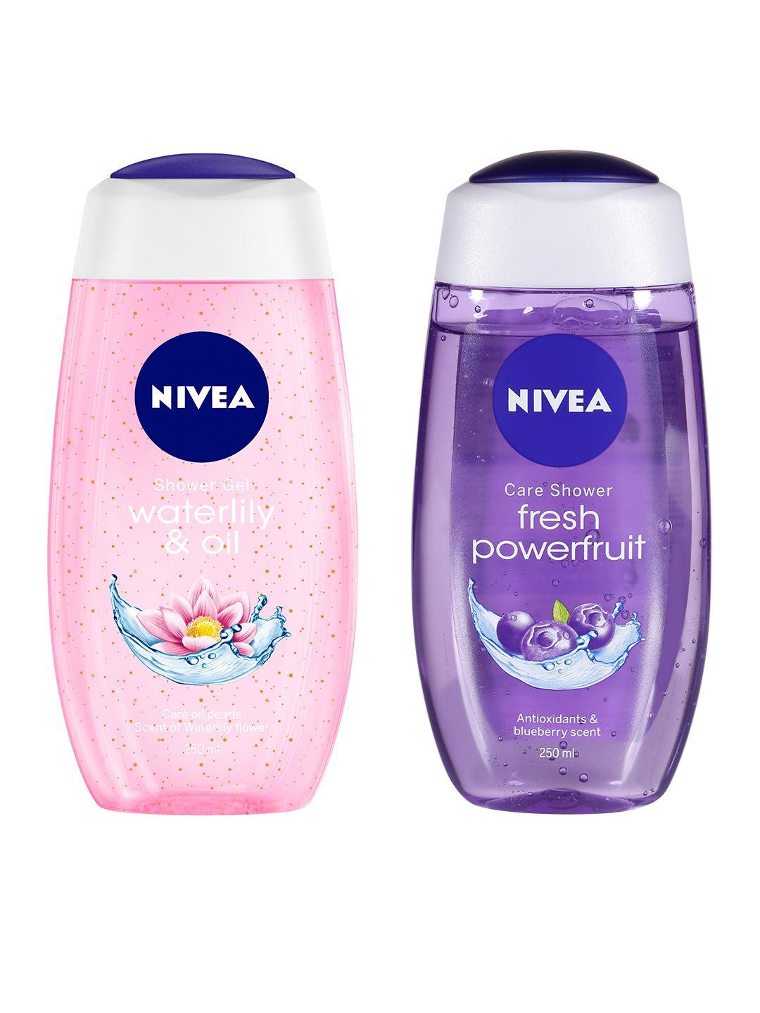 nivea women set of 2 shower gels