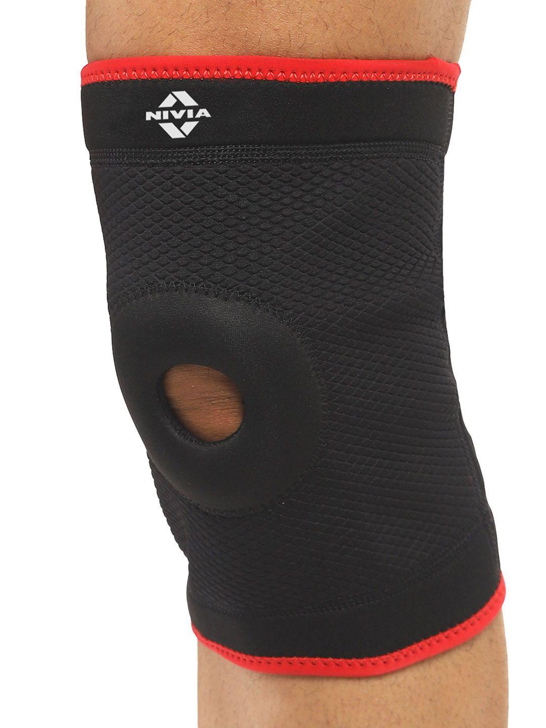 nivia orthopedic slip-in knee support with patella hole