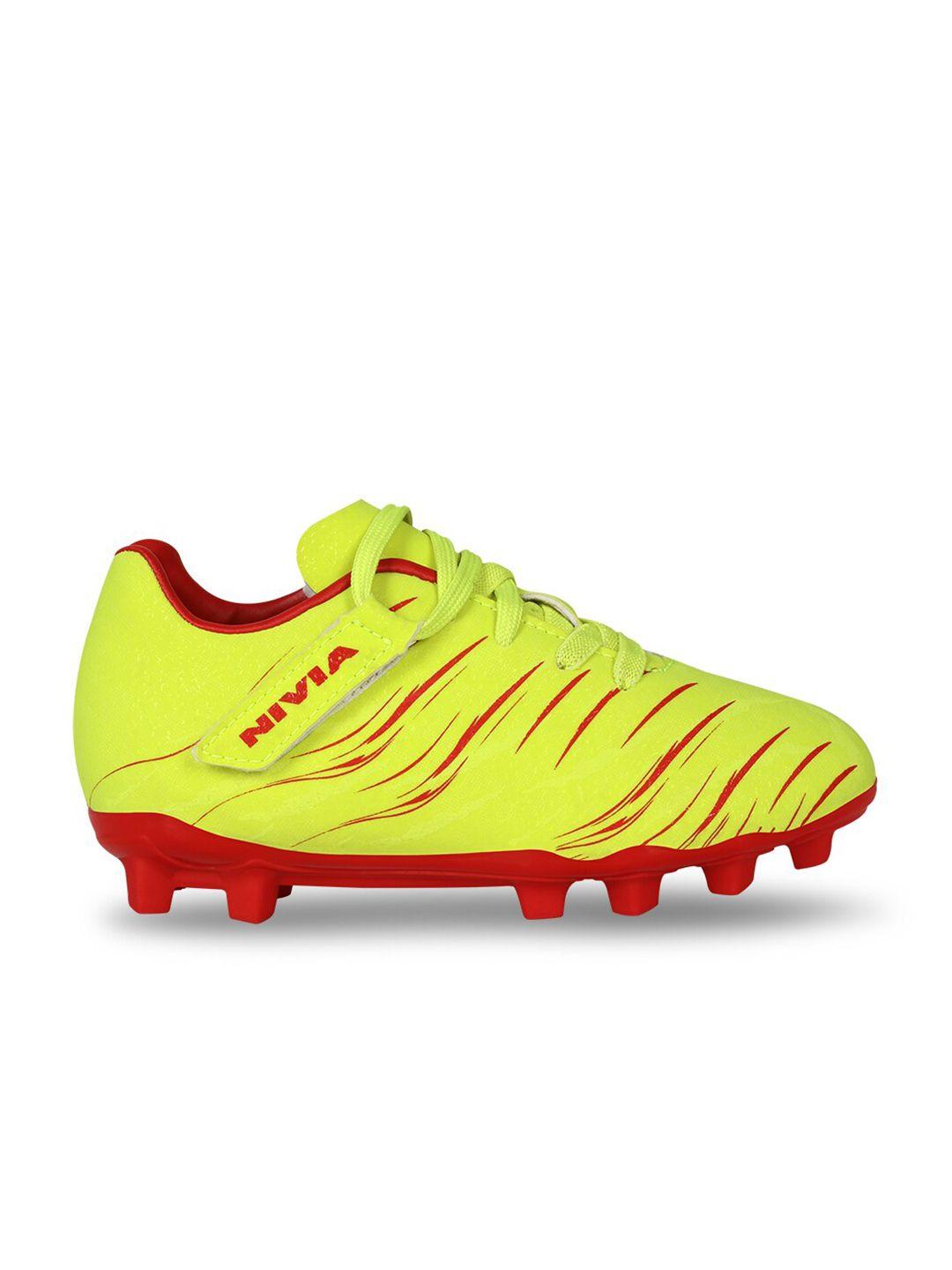 nivia kids carbonite 6.0 lightweight stud football shoes