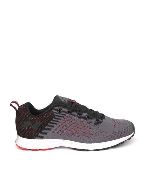 nivia men's yorks grey running shoes