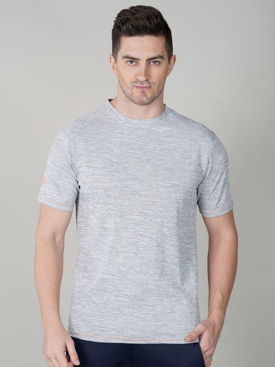 nivia men grey dri-fit t-shirt